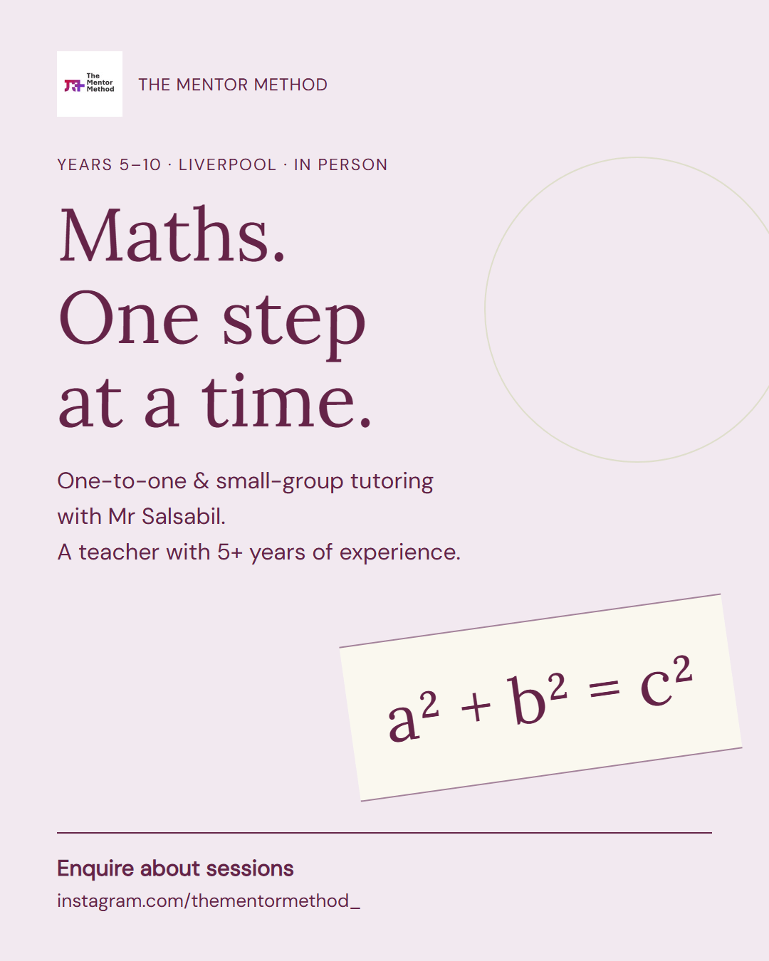 The Mentor Method flyer