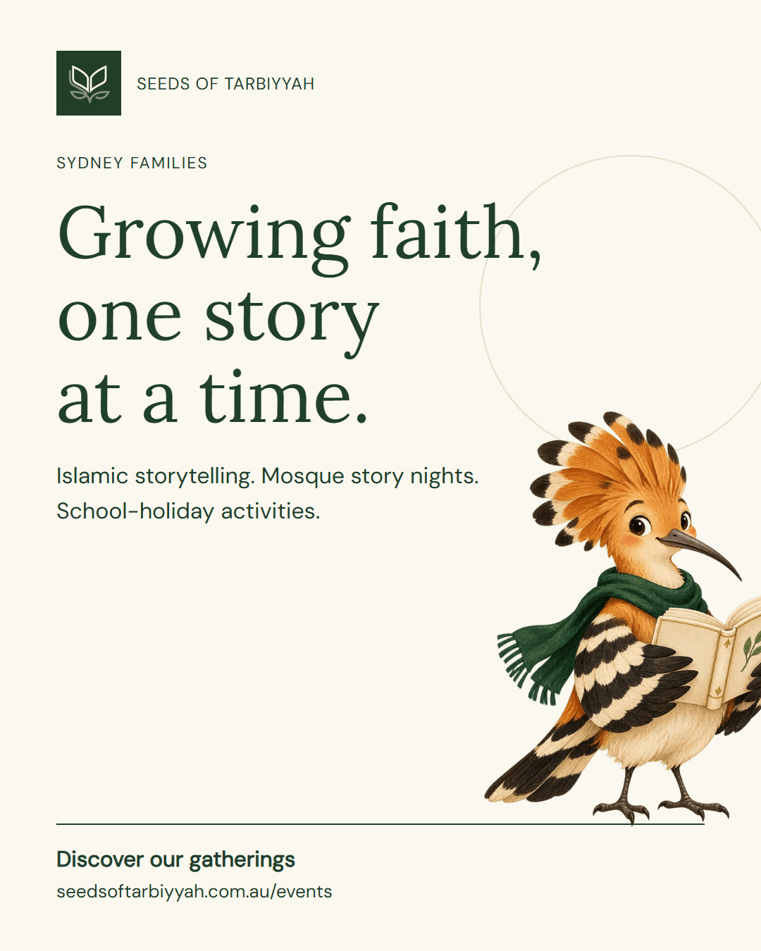 Seeds of Tarbiyyah flyer